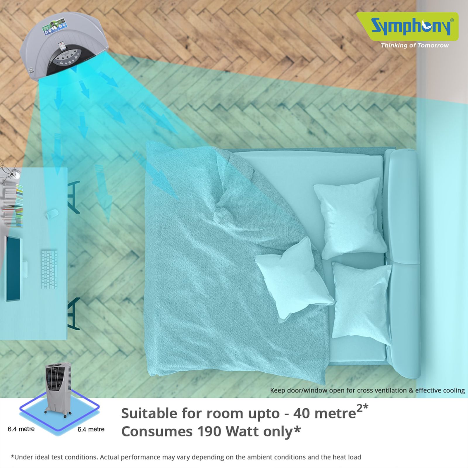 Symphony Winter 80XL i+ 80 Litres Desert Air Cooler with SMPS Technology (Whisper-Quiet Operation, White)_12