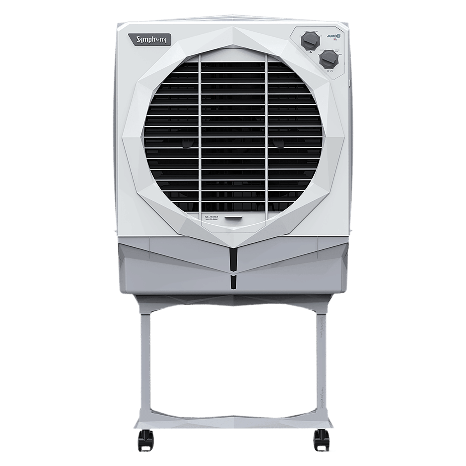 Symphony Jumbo 65 Plus 61 Litres Desert Air Cooler with Auto Louver Movement (Ice Chamber, White) Symphony Jumbo 65 Plus 61 Litres Desert Air Cooler with Auto Louver Movement (Ice Chamber, White)_1