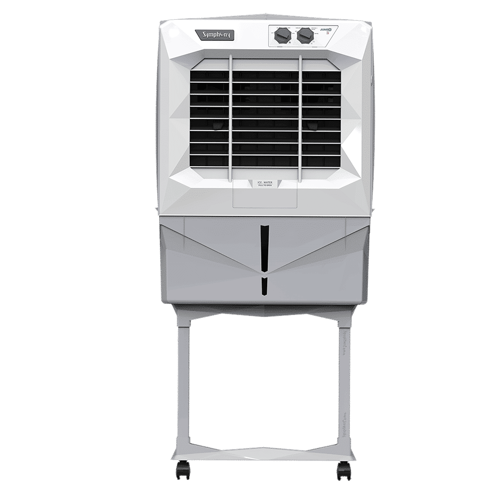 Symphony Jumbo 45DB 41 Litres Desert Air Cooler with Auto Louver Movement (Ice Chamber, White)_1