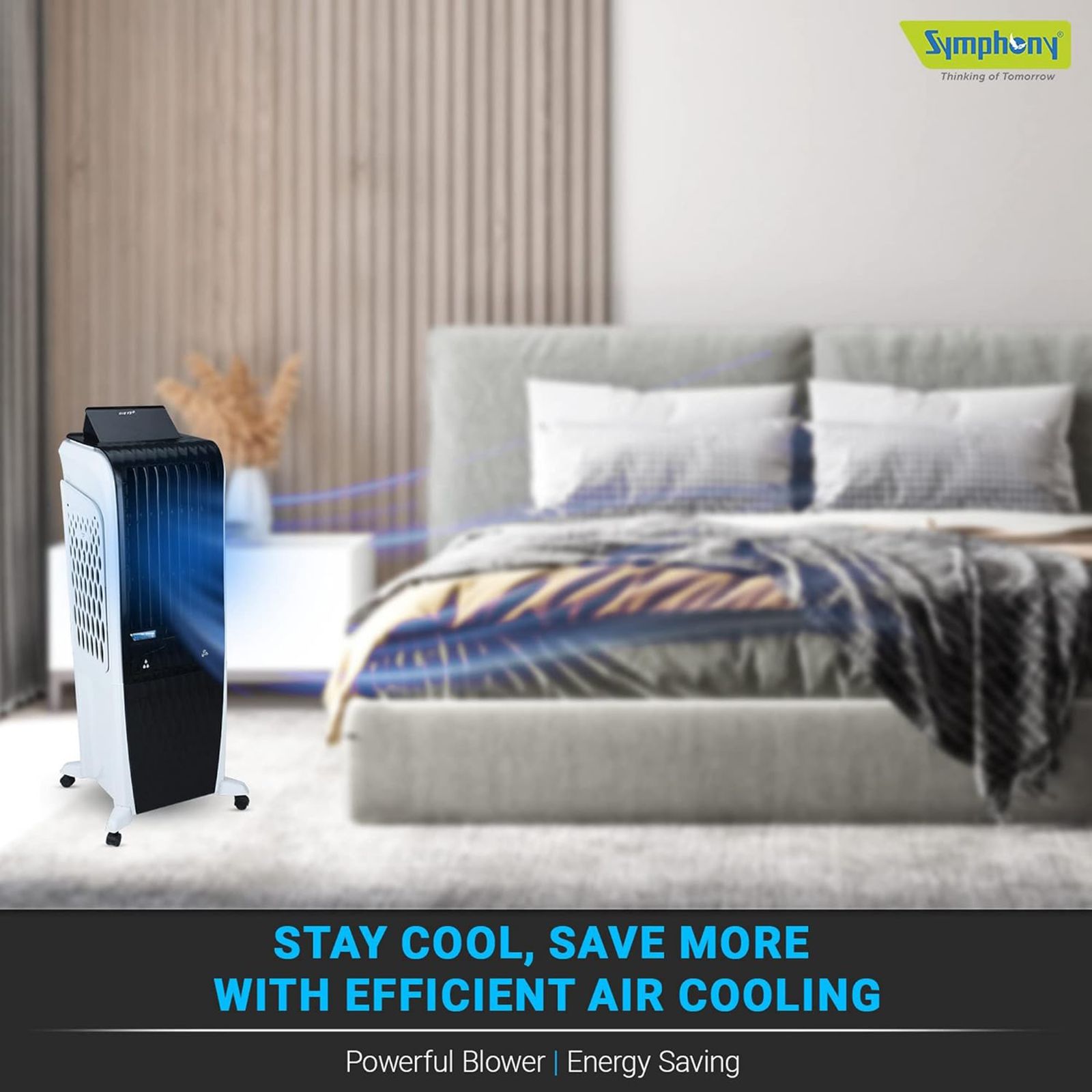 Symphony Diet 3D 30i 30 Litres Personal Air Cooler with Magnetic Remote (SMPS Technology, Black)_10
