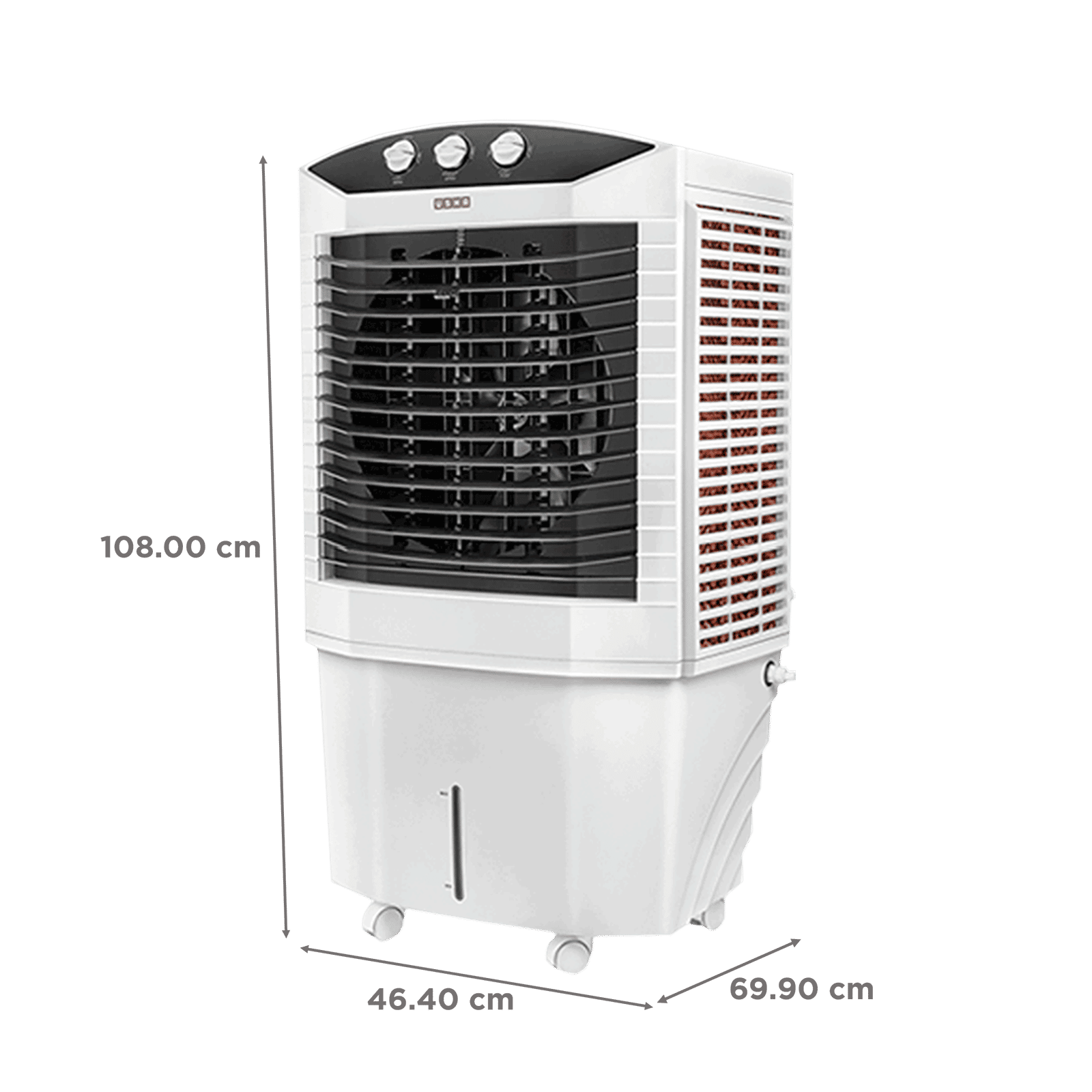 USHA DYNAMO 50 Litres Desert Air Cooler with Inverter Compatible (Thermal Overload Protection, White)_2