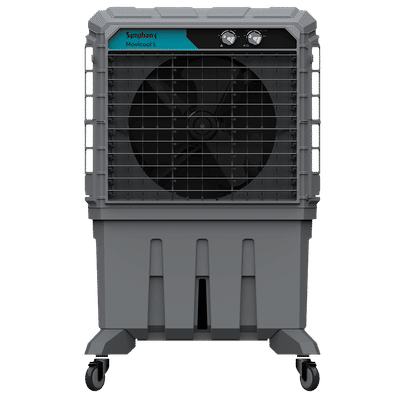Symphony Movicool L125 125 Litres Commercial Air Cooler with Whisper-Quiet Operation (Cool Flow Dispenser, Dark Grey)