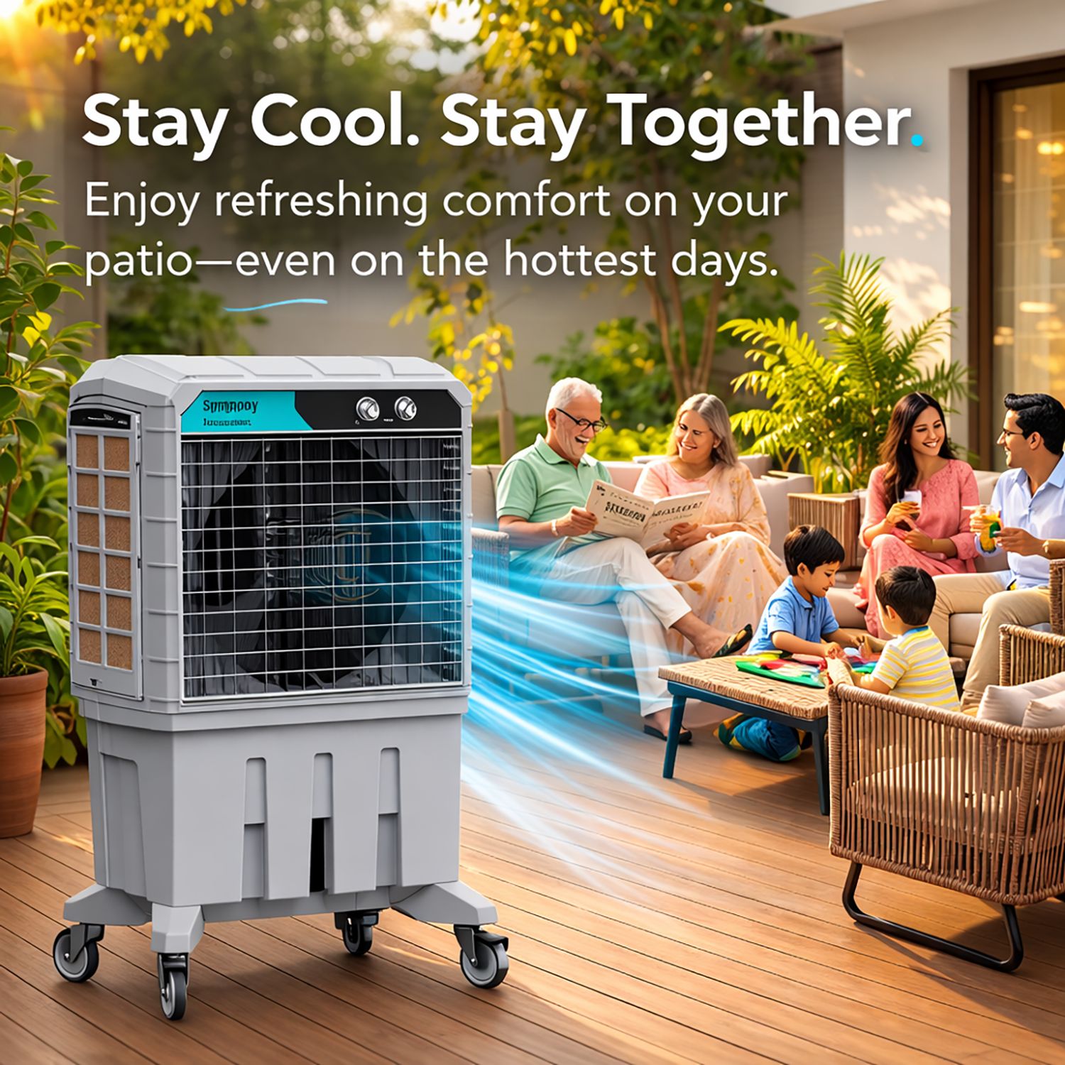 Symphony Movicool L125 125 Litres Commercial Air Cooler with Whisper-Quiet Operation (Cool Flow Dispenser, Dark Grey) Symphony Movicool L125 125 Litres Commercial Air Cooler with Whisper-Quiet Operation (Cool Flow Dispenser, Dark Grey)_11