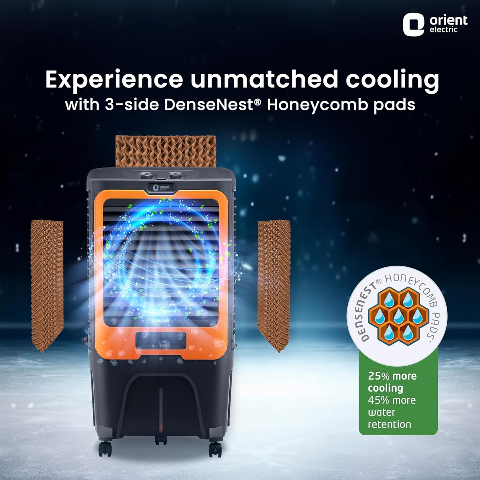 Orient Ultimo 50 Litres Desert Air Cooler with Aerofan Technology (Ice Chamber, Grey) Orient Ultimo 50 Litres Desert Air Cooler with Aerofan Technology (Ice Chamber, Grey)_8