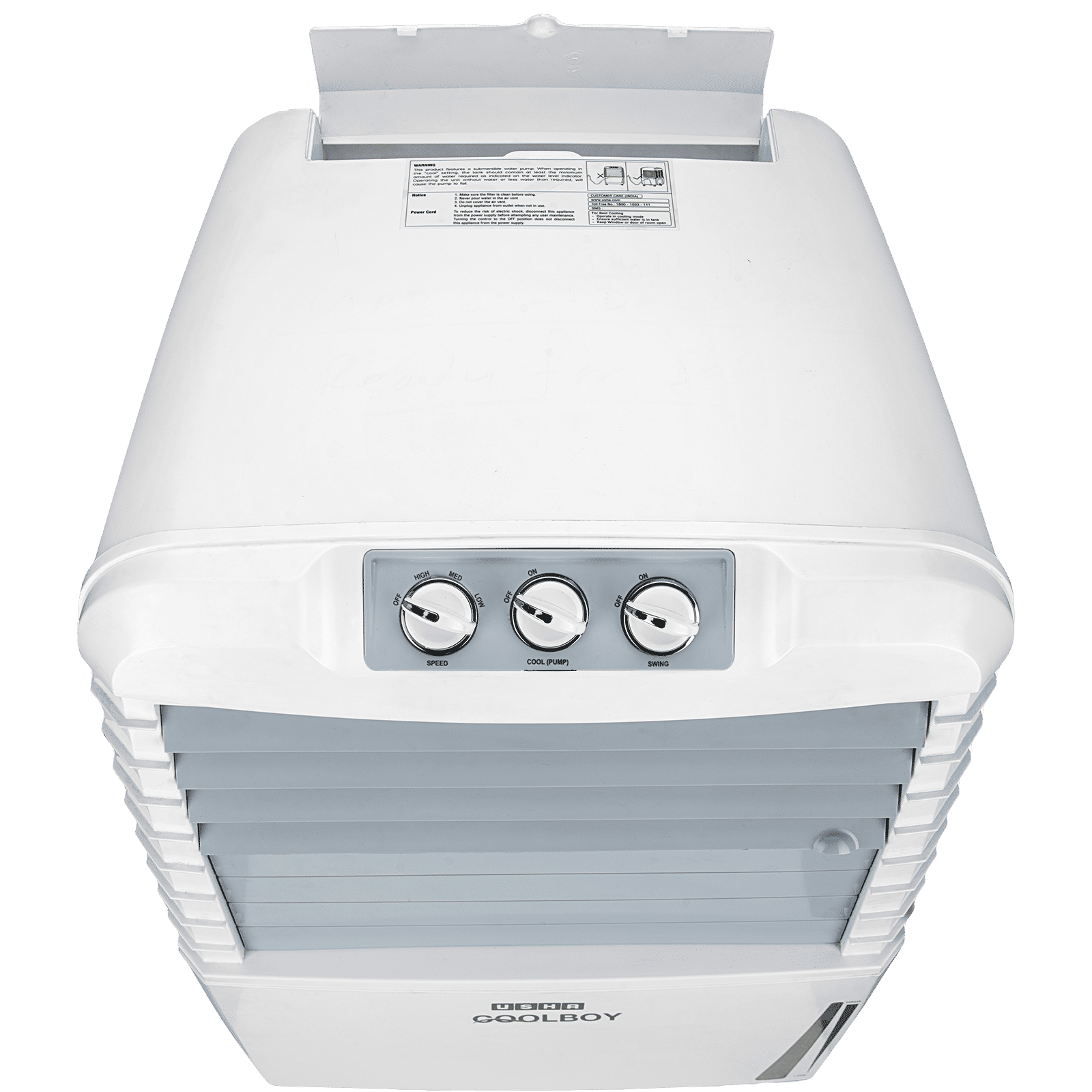 USHA COOLBOY 35 Litres Personal Air Cooler with Inverter Compatible (Thermal Overload Protection, White) USHA COOLBOY 35 Litres Personal Air Cooler with Inverter Compatible (Thermal Overload Protection, White)_6