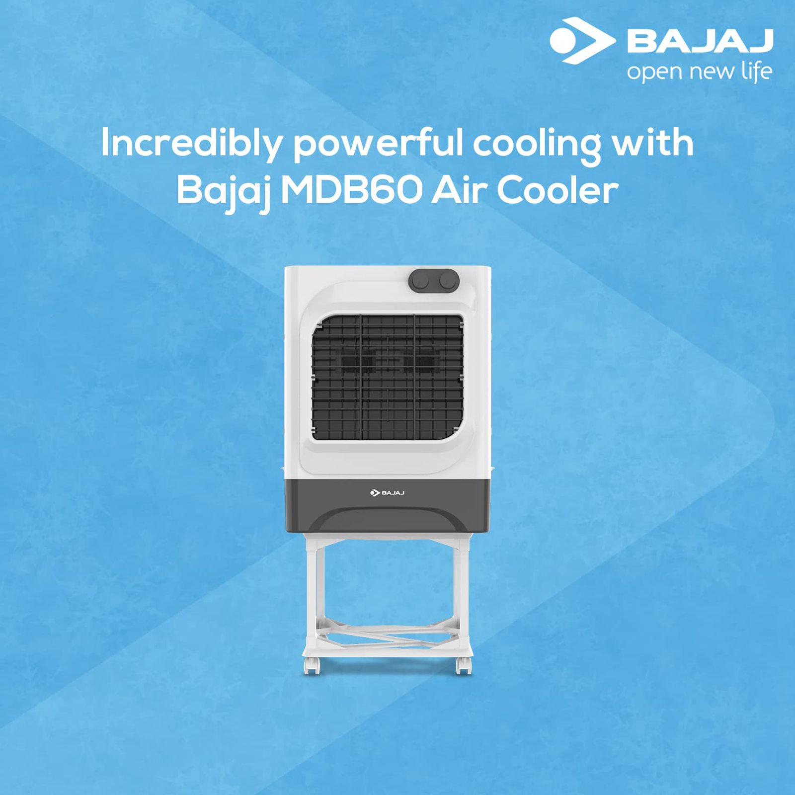 BAJAJ 60 Litres Desert Air Cooler with Typhoon Blower Technology (Anti Bacterial Technology, White & Grey) BAJAJ 60 Litres Desert Air Cooler with Typhoon Blower Technology (Anti Bacterial Technology, White & Grey)_9