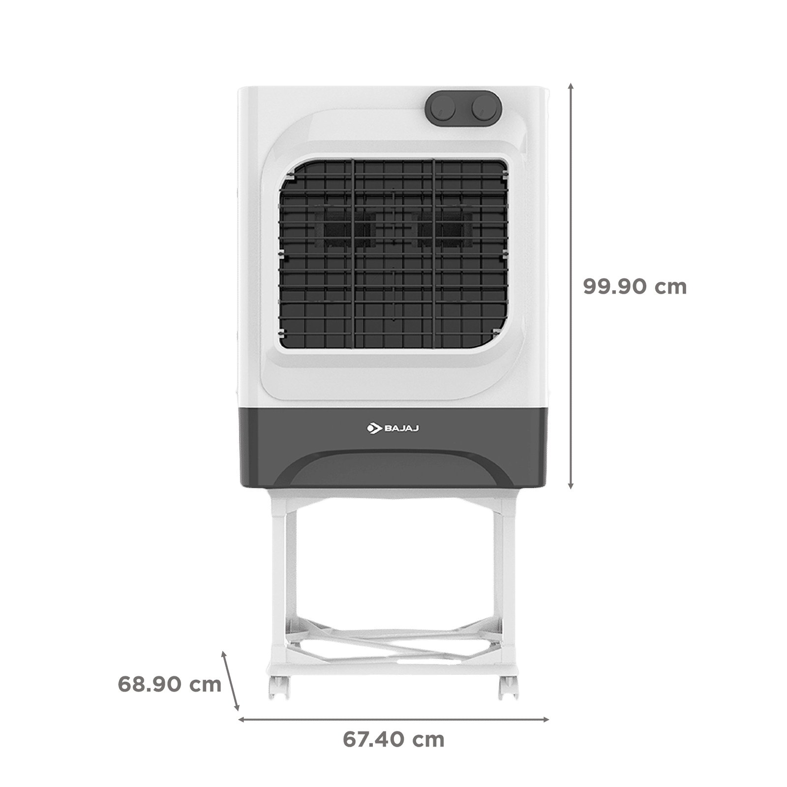 BAJAJ 60 Litres Desert Air Cooler with Typhoon Blower Technology (Anti Bacterial Technology, White & Grey) BAJAJ 60 Litres Desert Air Cooler with Typhoon Blower Technology (Anti Bacterial Technology, White & Grey)_2