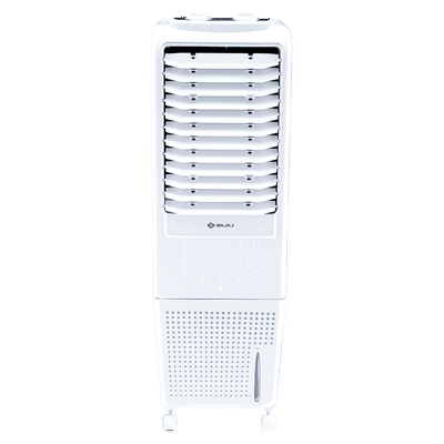BAJAJ 50 Litres Tower Air Cooler with Typhoon Blower Technology (Anti Bacterial Hexacool Master, White)