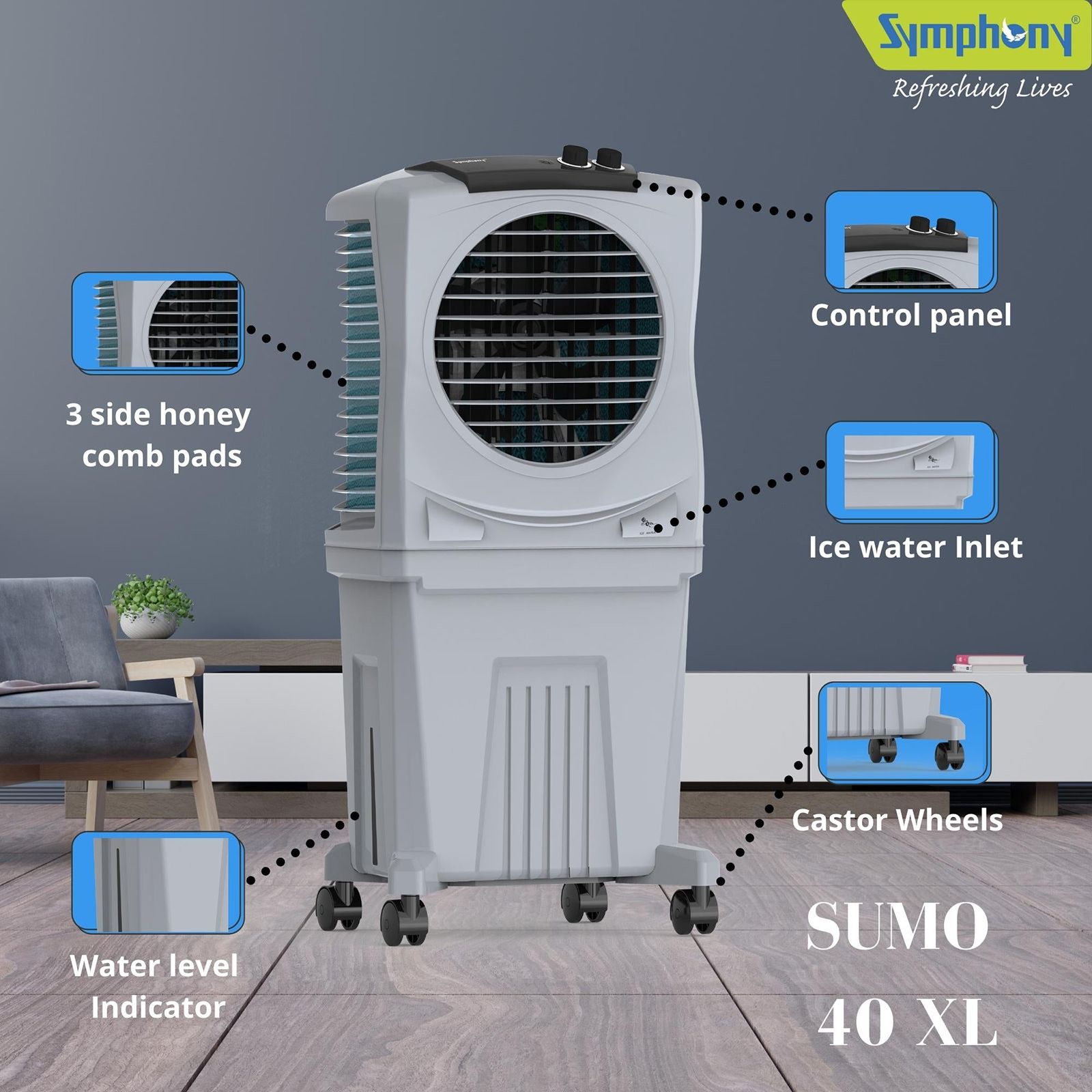 Symphony Sumo 40 XL 40 Litres Desert Air Cooler with Whisper-Quiet Operation (Cool Flow Dispenser, White)_19