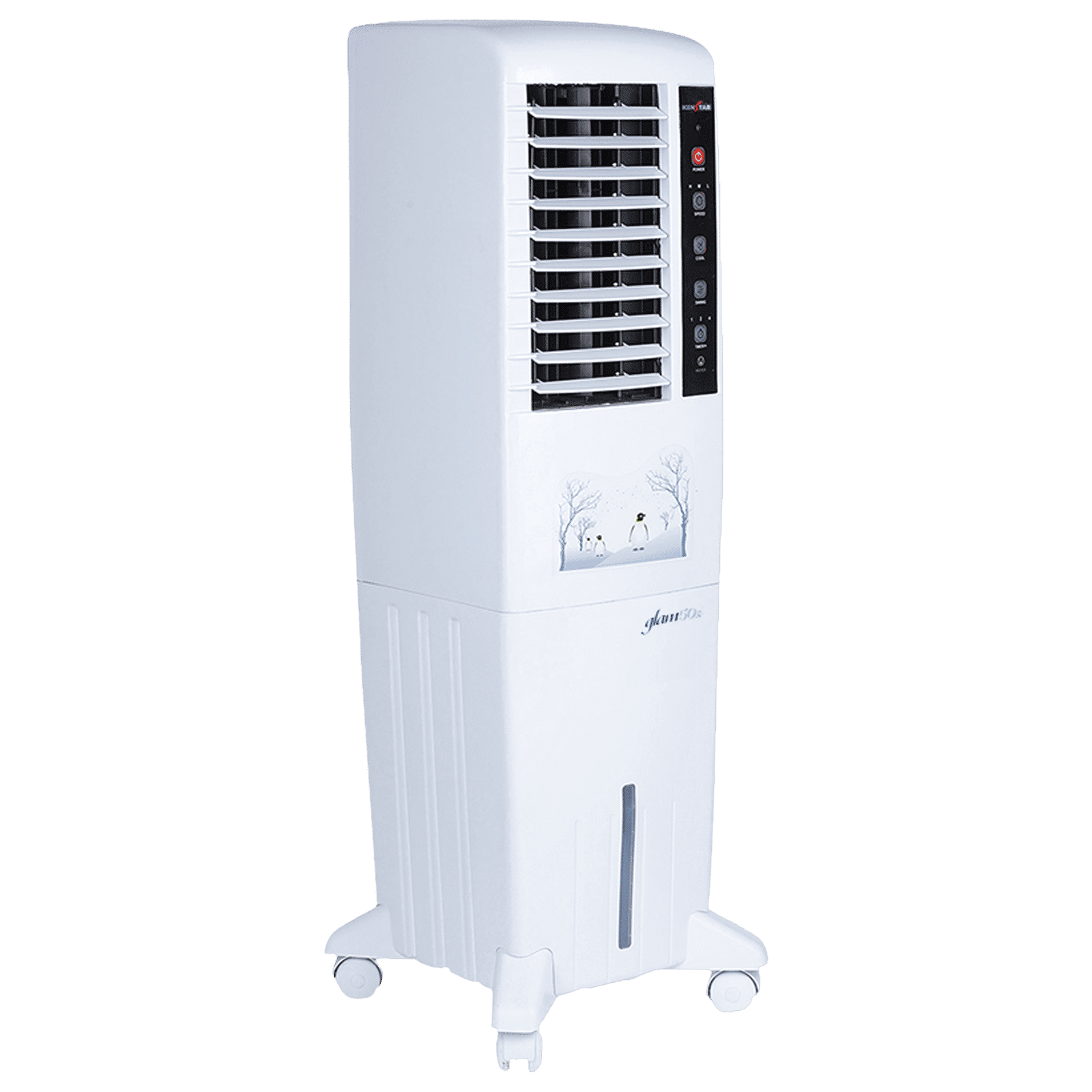 KENSTAR Glam HC RE 50 Litres Tower Air Cooler with Quadraflow Technology (Inverter Compatible, White)_7