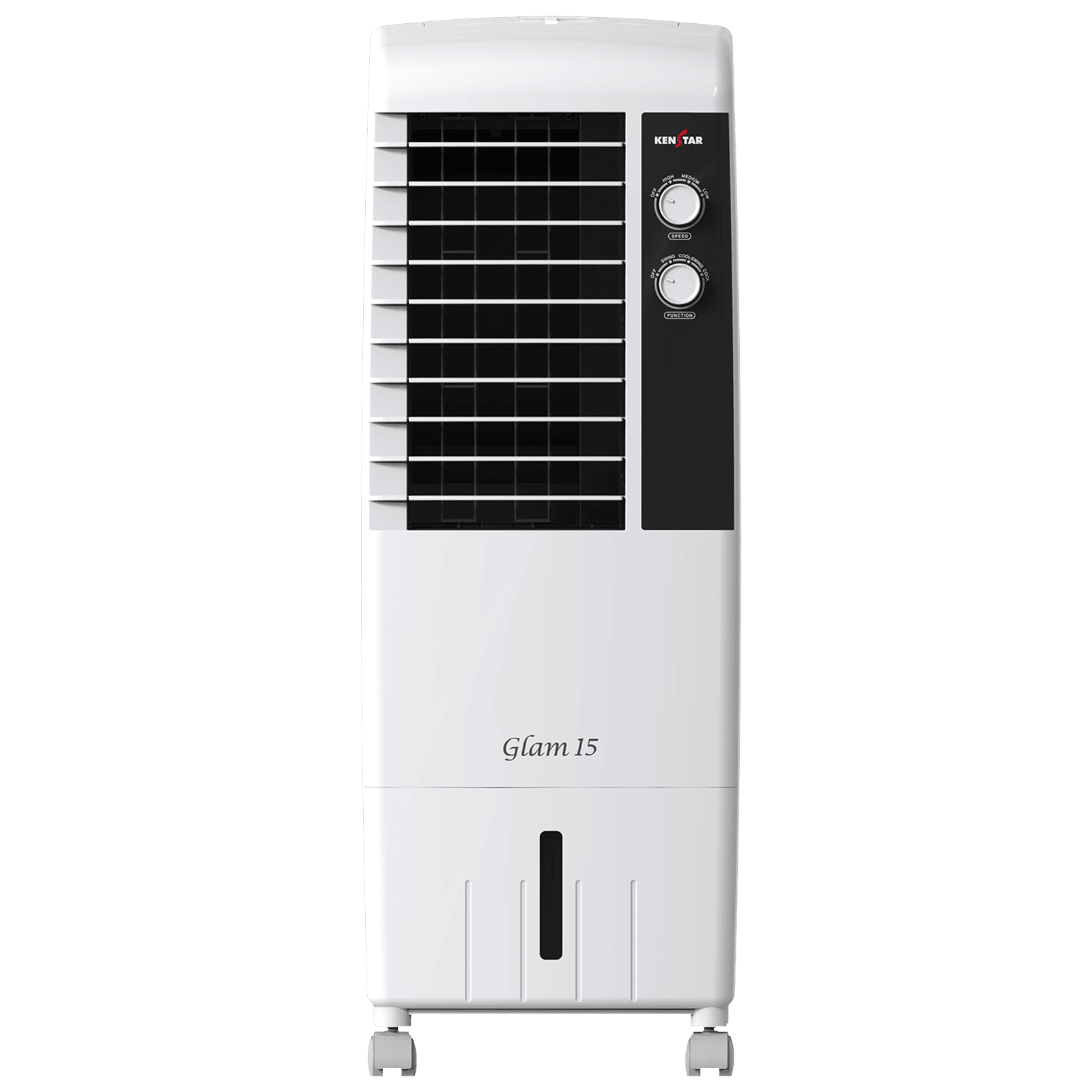 KENSTAR GLAM 15 Litres Tower Air Cooler with Ice Chamber (Dust Net Filter, White) KENSTAR GLAM 15 Litres Tower Air Cooler with Ice Chamber (Dust Net Filter, White)_1