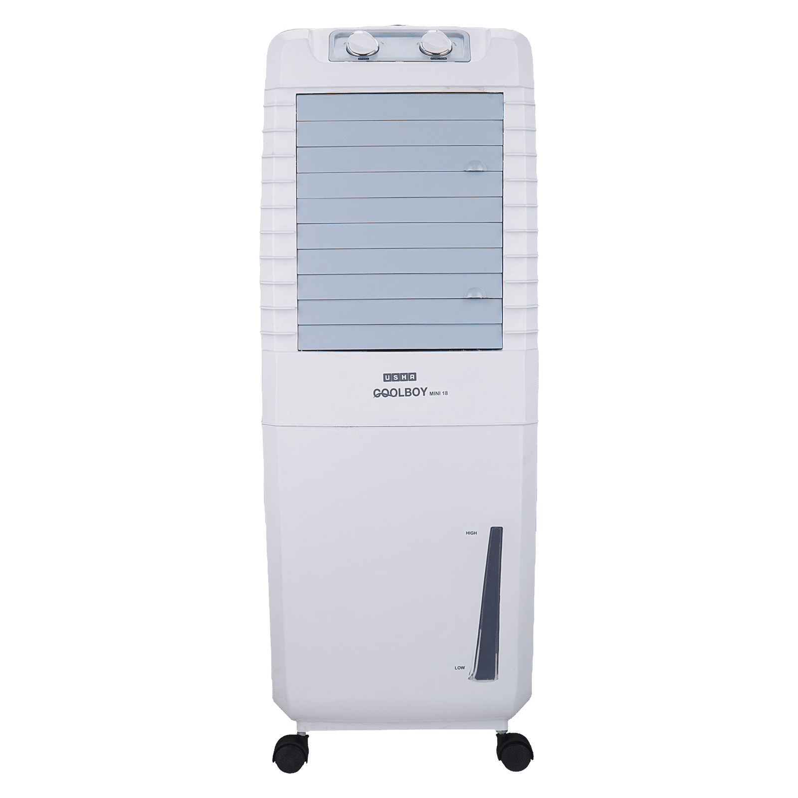 USHA COOLBOY MINI 18 Litres Personal Air Cooler with Inverter Compatible (Thermal Overload Protection, White) USHA COOLBOY MINI 18 Litres Personal Air Cooler with Inverter Compatible (Thermal Overload Protection, White)_1