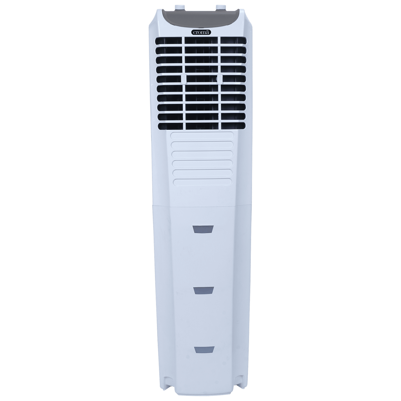 Croma 55 Litres Tower Air Cooler (Anti-bacterial Honeycomb Pad & Tank, White & Grey)_1