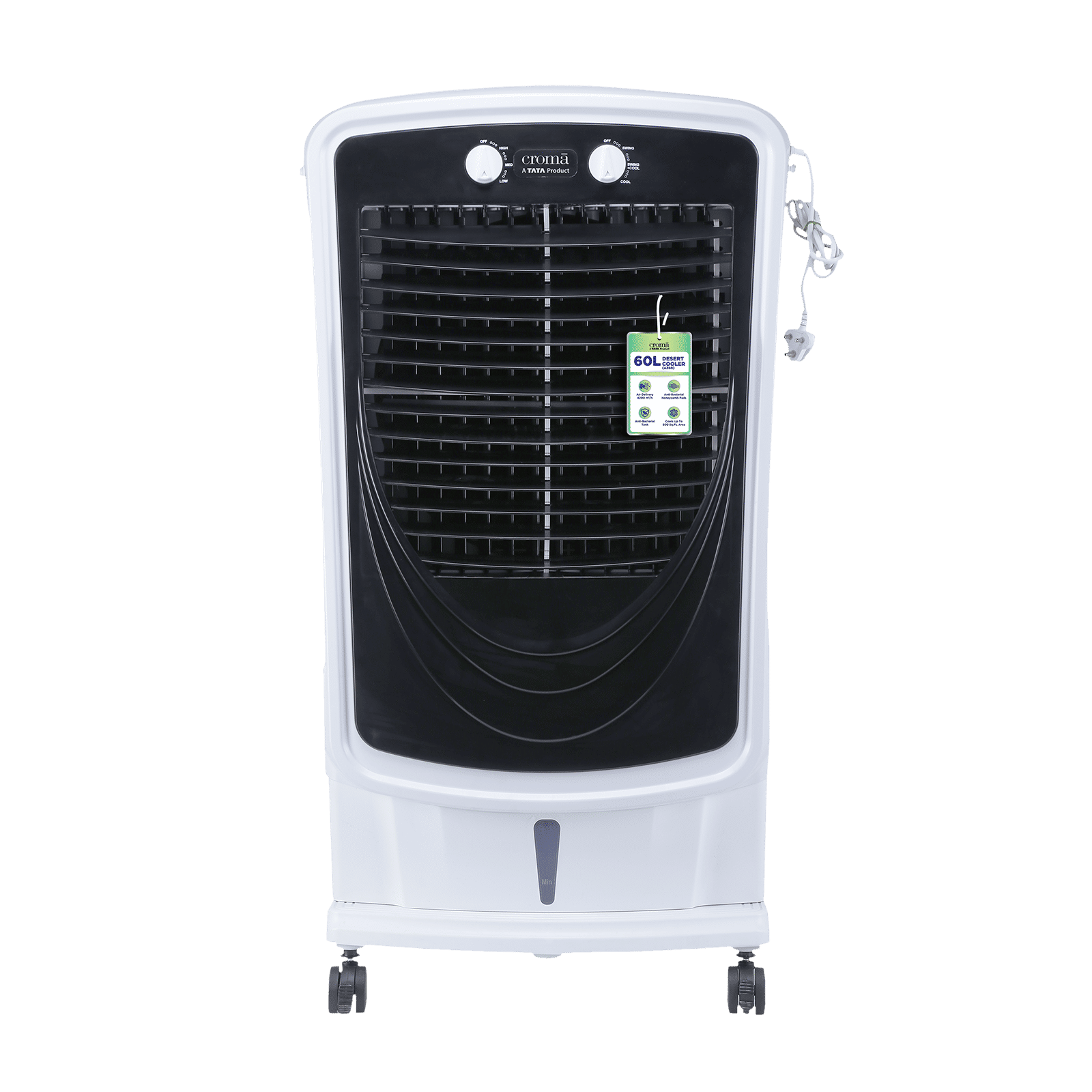 Croma 60 Litres Desert Air Cooler with Inverter Compatible (Evaporative Cooling Technology, White & Black) Croma 60 Litres Desert Air Cooler with Inverter Compatible (Evaporative Cooling Technology, White & Black)_13