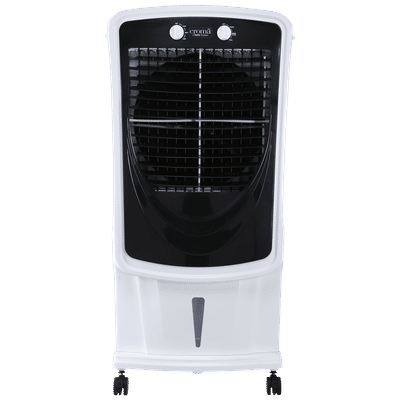 Croma 75 Litres Desert Air Cooler with Inverter Compatible (Evaporative Cooling Technology, White & Black)