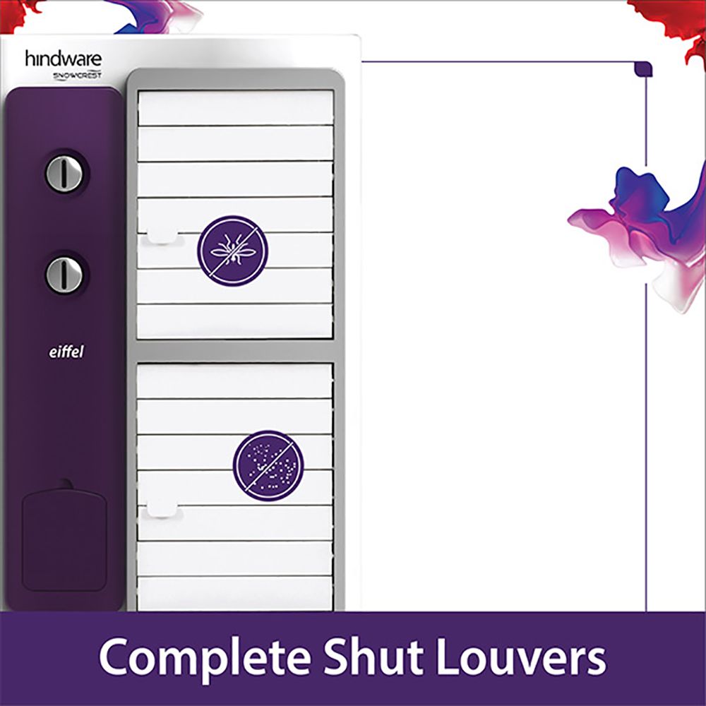 hindware Eiffel 58 Litres Tower Air Cooler (High Air Delivery, 515942, White) hindware Eiffel 58 Litres Tower Air Cooler (High Air Delivery, 515942, White)_8