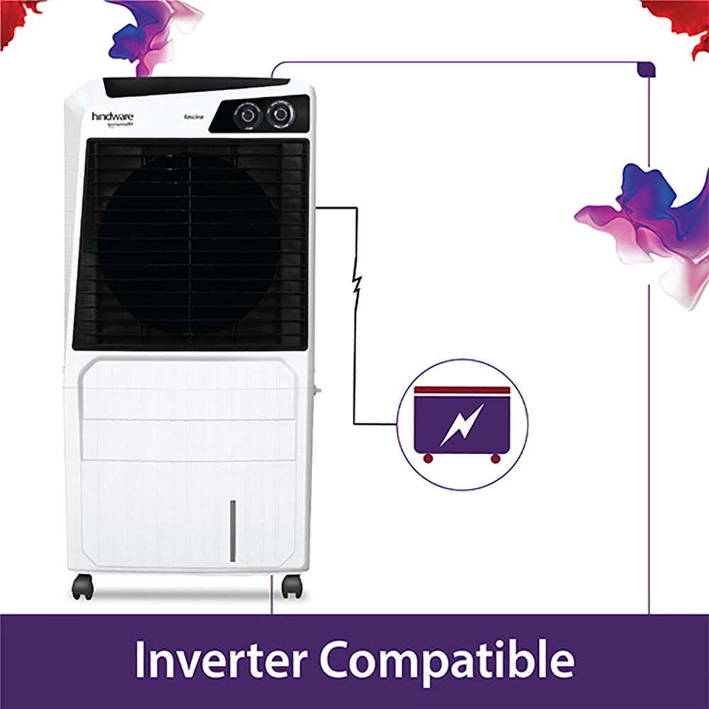 hindware Fascino 60 Litres Desert Air Cooler (High Air Delivery, 524111, White) hindware Fascino 60 Litres Desert Air Cooler (High Air Delivery, 524111, White)_9