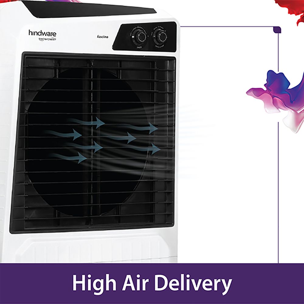 hindware Fascino 60 Litres Desert Air Cooler (High Air Delivery, 524111, White) hindware Fascino 60 Litres Desert Air Cooler (High Air Delivery, 524111, White)_10