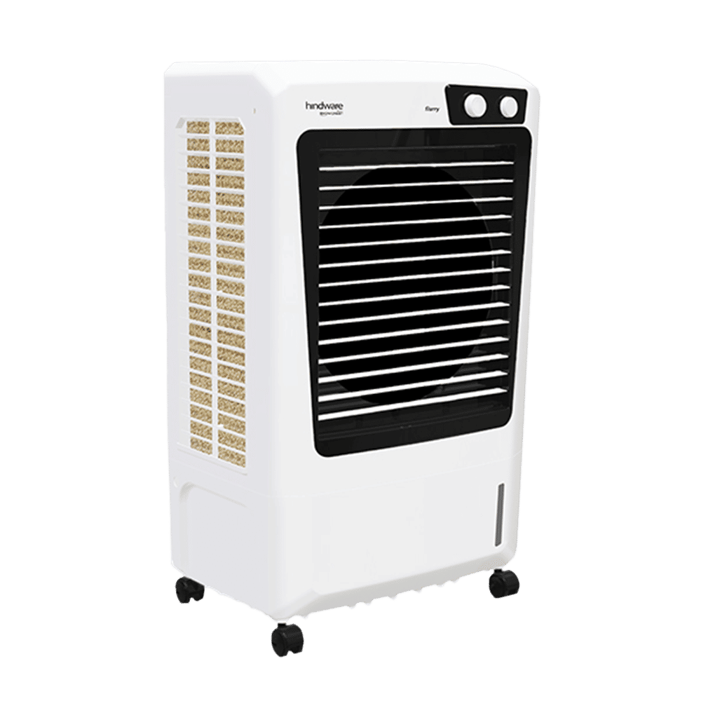 hindware Flurry 52 Litres Desert Air Cooler (Woodwool Pads, 518990, White)_3