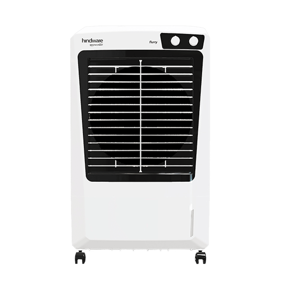 hindware Flurry 52 Litres Desert Air Cooler (Woodwool Pads, 518990, White)_1
