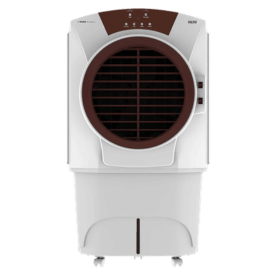 VOLTAS Grand 52E 52 Litres Desert Air Cooler with Thermal Overload Protection (Water Tank Indicator, White & Grey)