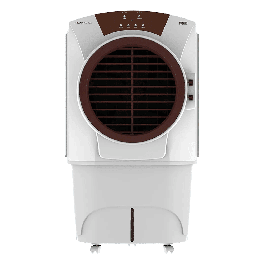 VOLTAS Grand 92E 92 Litres Desert Air Cooler with Thermal Overload Protection (Water Tank Indicator, White & Grey) VOLTAS Grand 92E 92 Litres Desert Air Cooler with Thermal Overload Protection (Water Tank Indicator, White & Grey)_1