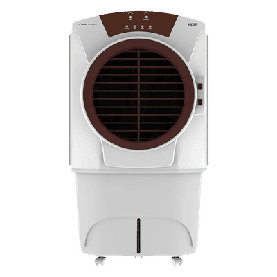 VOLTAS Grand 92E 92 Litres Desert Air Cooler with Thermal Overload Protection (Water Tank Indicator, White & Grey)