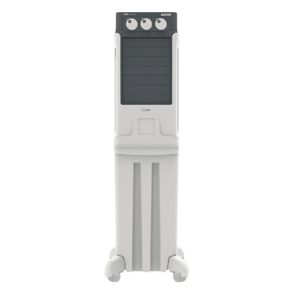 VOLTAS Slimm 55 Litres Tower Air Cooler with Fully Collapsible Louvers (Ice Chamber, White & Grey)_7