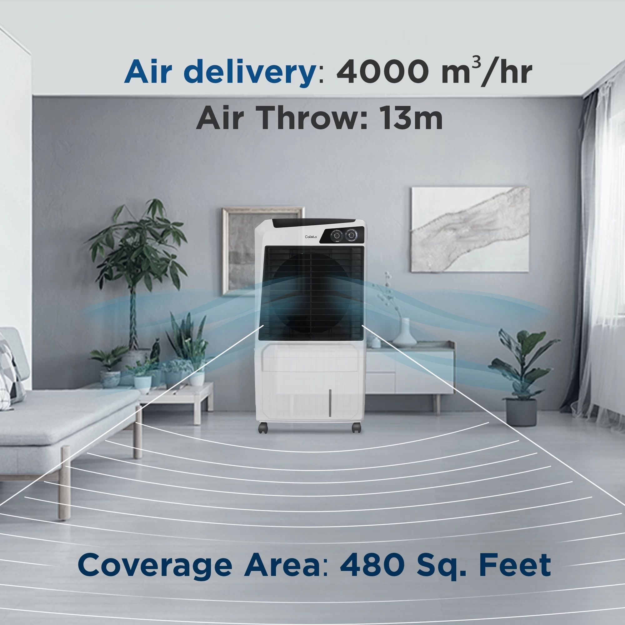 hindware Calisto 105 Litres Desert Air Cooler (Wood Wool Cooling Pads, 512494, White) hindware Calisto 105 Litres Desert Air Cooler (Wood Wool Cooling Pads, 512494, White)_6