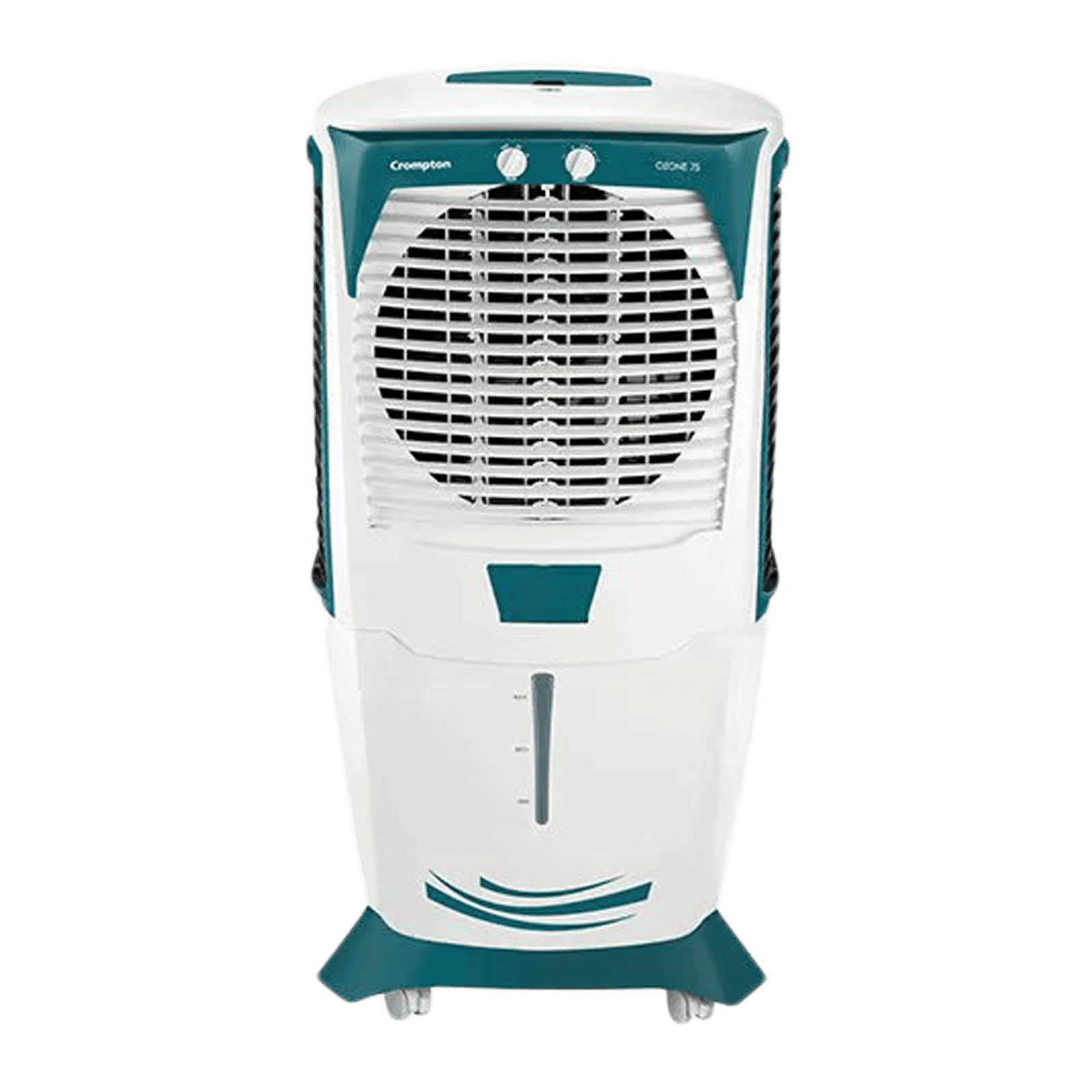 Crompton Ozone 75 Litres Desert Air Cooler (4 Way Air Deflection, ACGC-DAC751, White and Teal) Crompton Ozone 75 Litres Desert Air Cooler (4 Way Air Deflection, ACGC-DAC751, White and Teal)_1