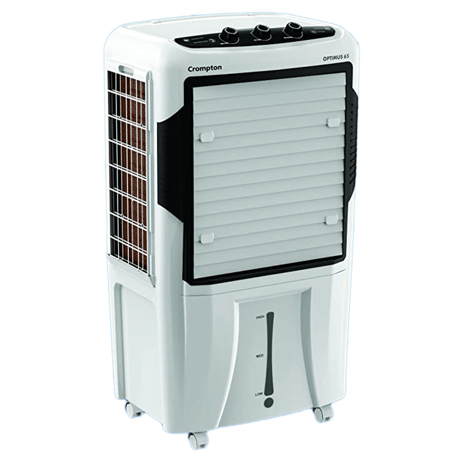 Crompton Optimus 65 Litres Desert Air Cooler (4 Way Air Deflection, ACGC-OPTIMUS65, White and Black) Crompton Optimus 65 Litres Desert Air Cooler (4 Way Air Deflection, ACGC-OPTIMUS65, White and Black)_2