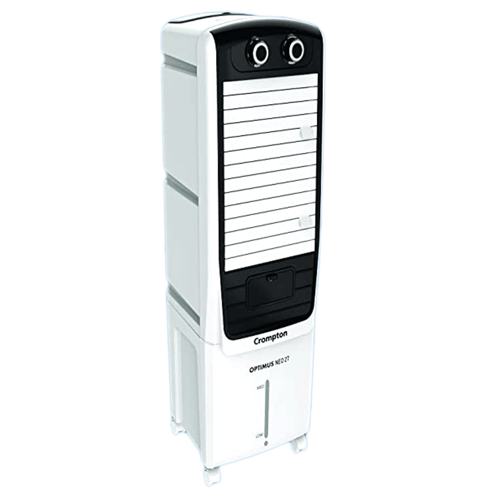 Crompton Optimus Neo 27 Litres Tower Air Cooler (4 Way Air Deflection, ACGC-OPTIMUSNEO27, White and Black) Crompton Optimus Neo 27 Litres Tower Air Cooler (4 Way Air Deflection, ACGC-OPTIMUSNEO27, White and Black)_2