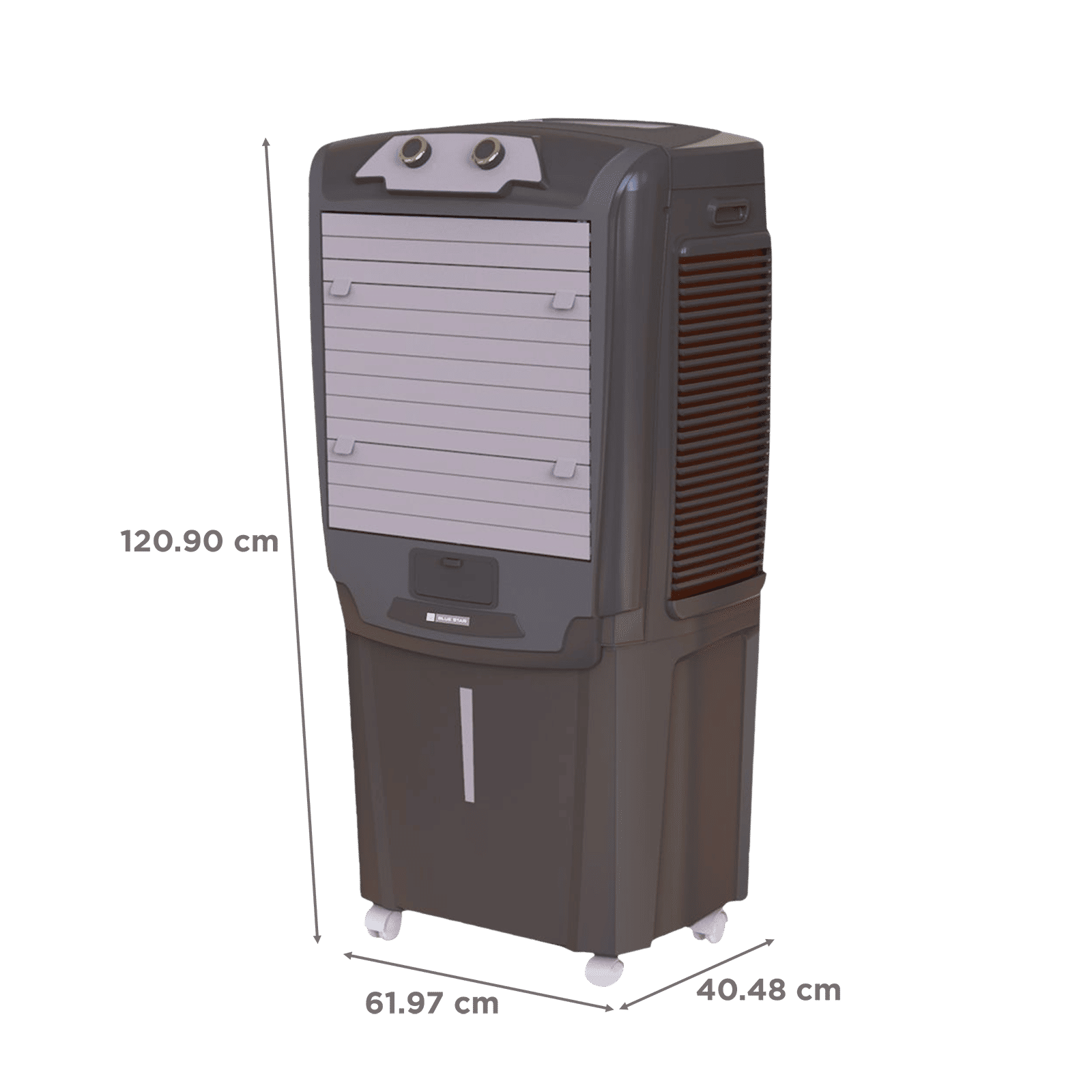 Blue Star AURA NEO 75 Litres Desert Air Cooler with Anti-Microbial Property (Thermal Overload Protection, White & Cool Grey)_2