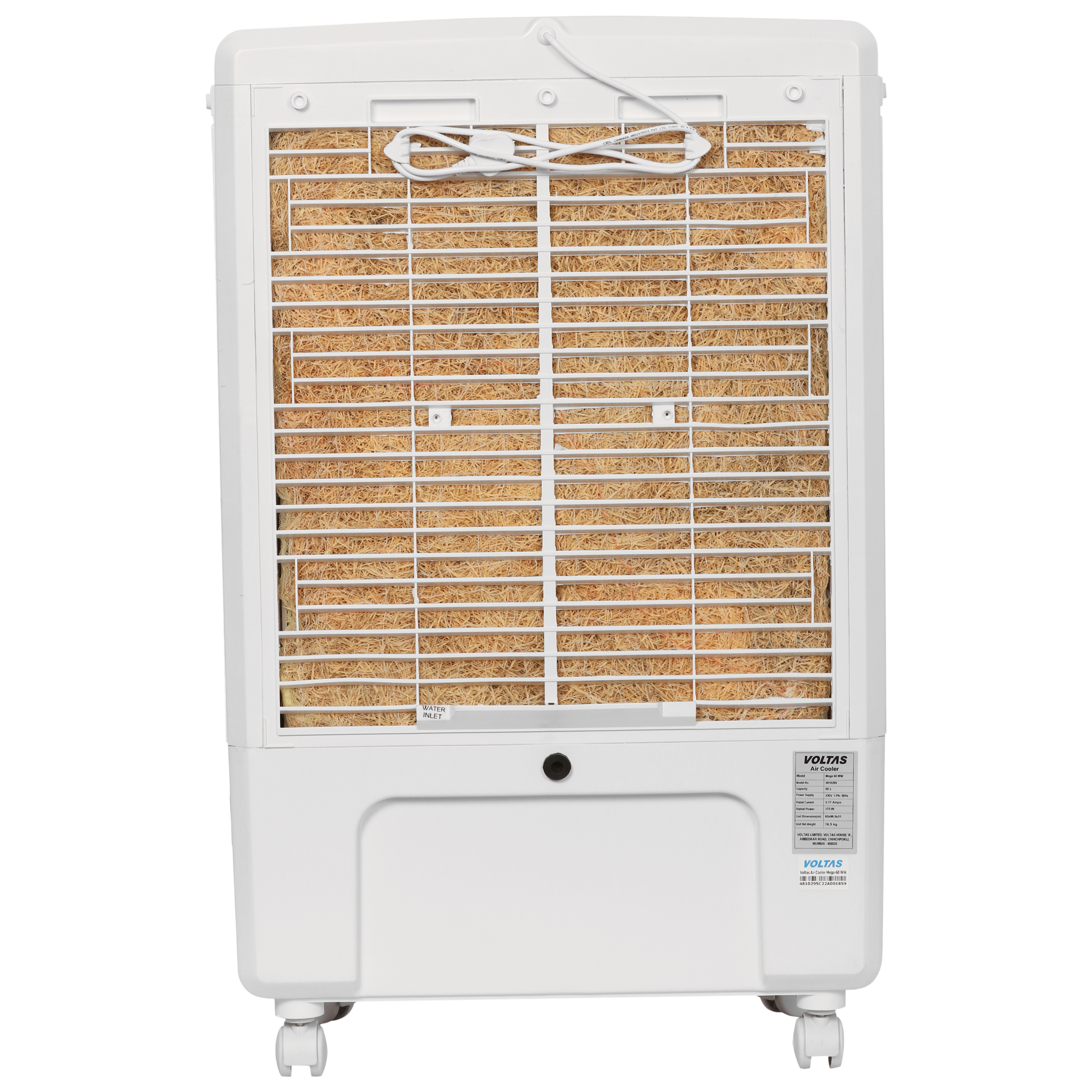 VOLTAS Mega 70 Litres Desert Air Cooler (3 Speed Selection, 4810345, White/Grey) VOLTAS Mega 70 Litres Desert Air Cooler (3 Speed Selection, 4810345, White/Grey)_4