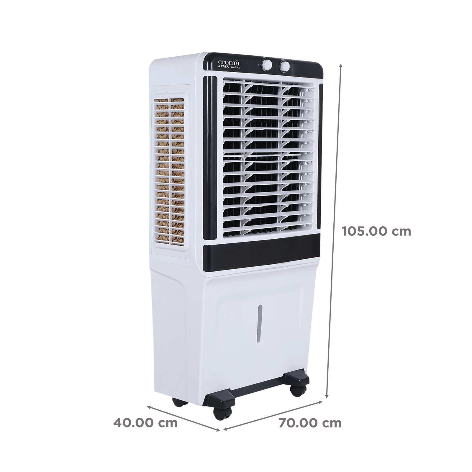 Croma AZ50D 50 Litres Desert Air Cooler with Inverter Compatible (Honey Comb Cooling Pads, White) Croma AZ50D 50 Litres Desert Air Cooler with Inverter Compatible (Honey Comb Cooling Pads, White)_2
