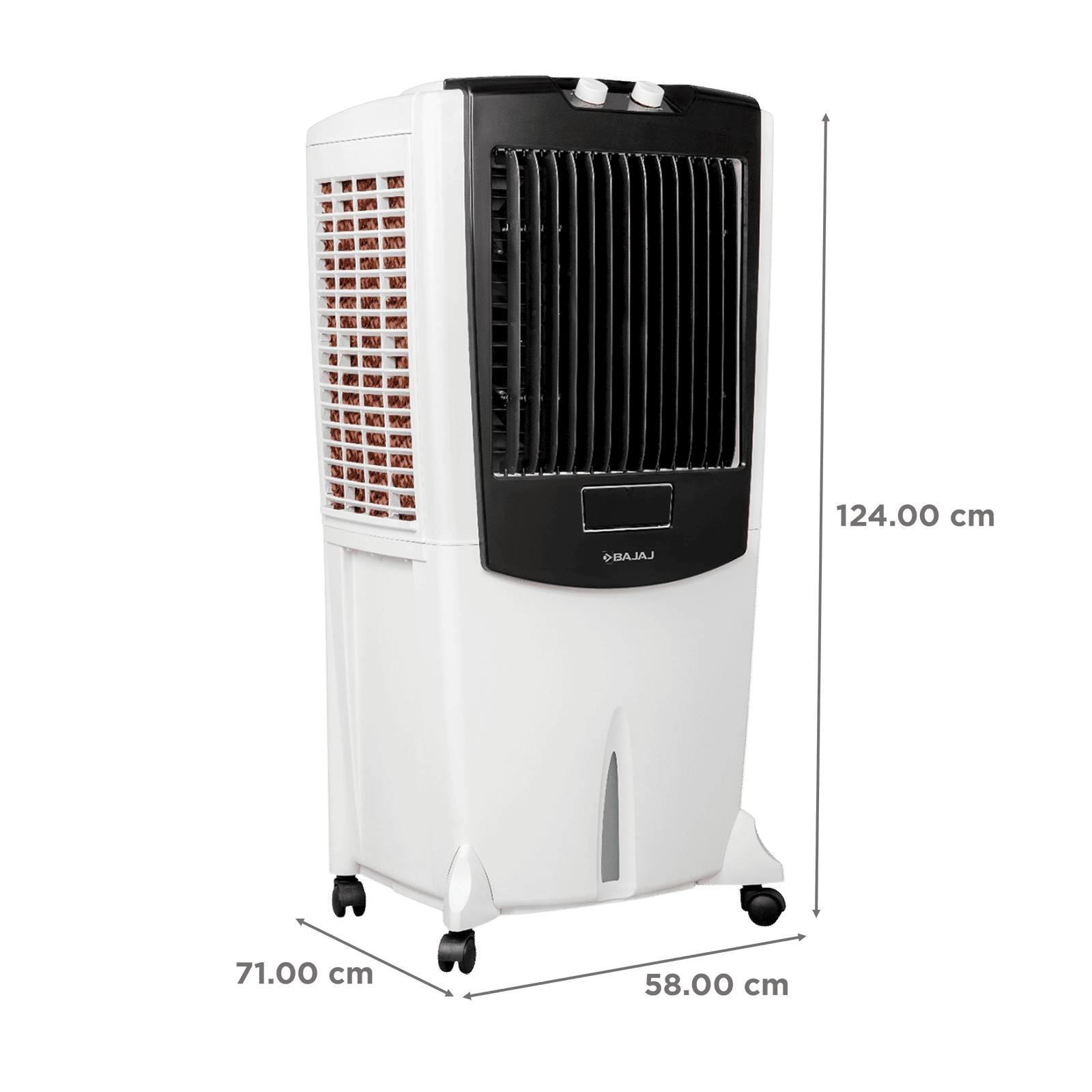 BAJAJ Shield Series Mighty 115 Litres Desert Air Cooler with DuraTuff PRO Motor (Antibacterial Honeycomb Technology, White)_2