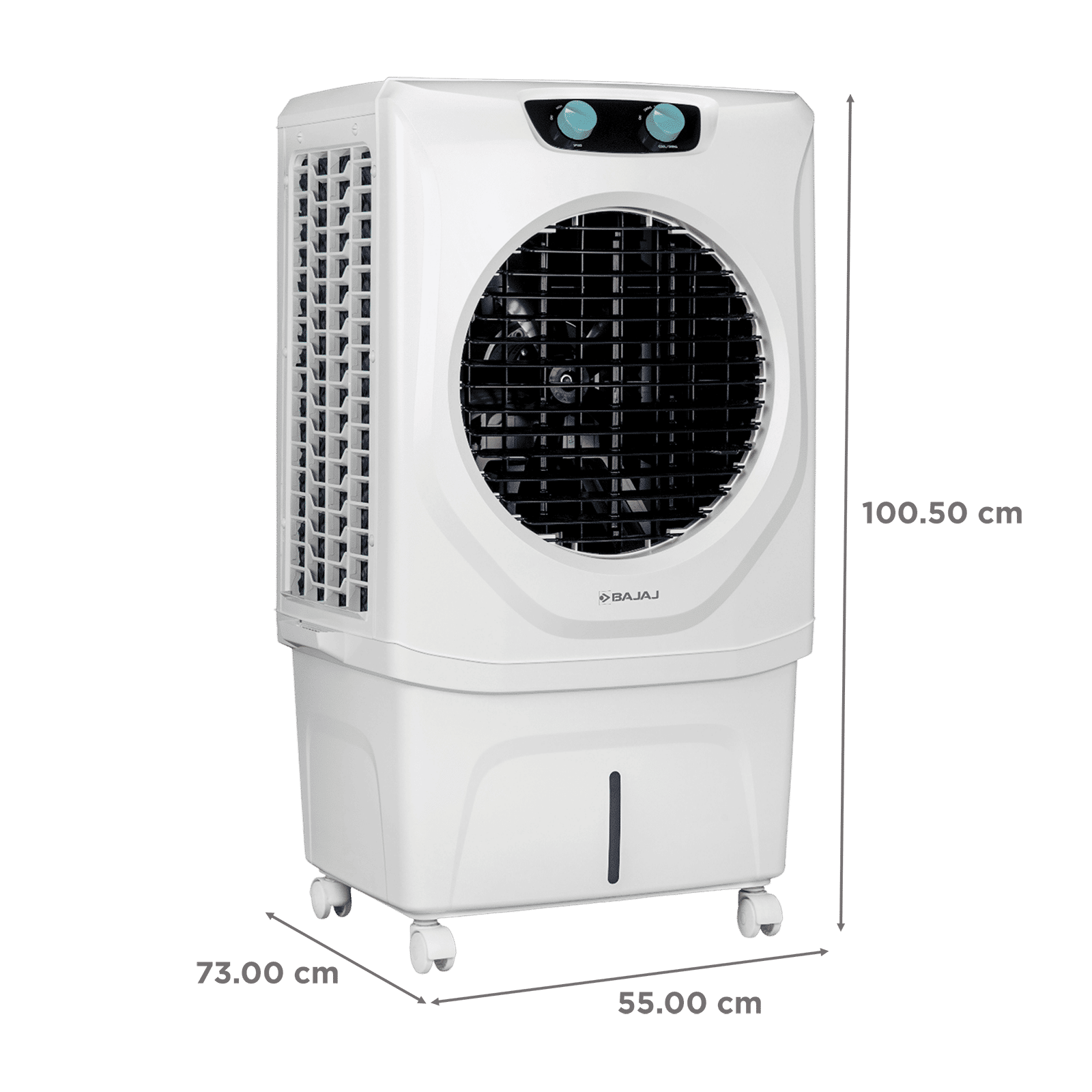 BAJAJ Shield Series Chisel 50 Litres Desert Air Cooler with DuraTuff PRO Motor (Antibacterial Honeycomb Technology, White)_2