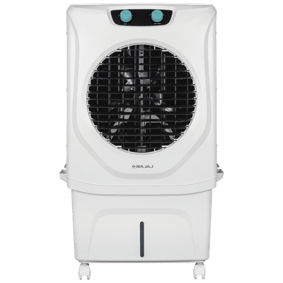 BAJAJ Shield Series Chisel 50 Litres Desert Air Cooler with DuraTuff PRO Motor (Antibacterial Honeycomb Technology, White)