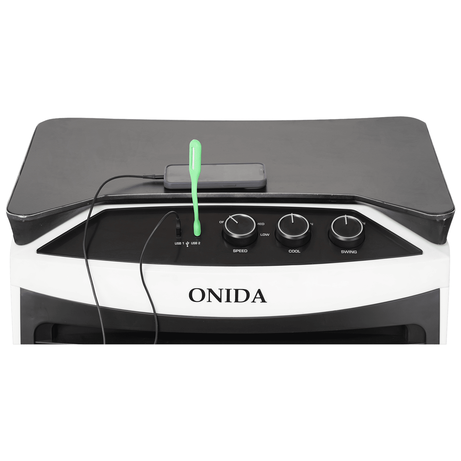 ONIDA Storm 90 Litres Desert Air Cooler with Ice Chamber (Water Level Indicator, White & Black) ONIDA Storm 90 Litres Desert Air Cooler with Ice Chamber (Water Level Indicator, White & Black)_6