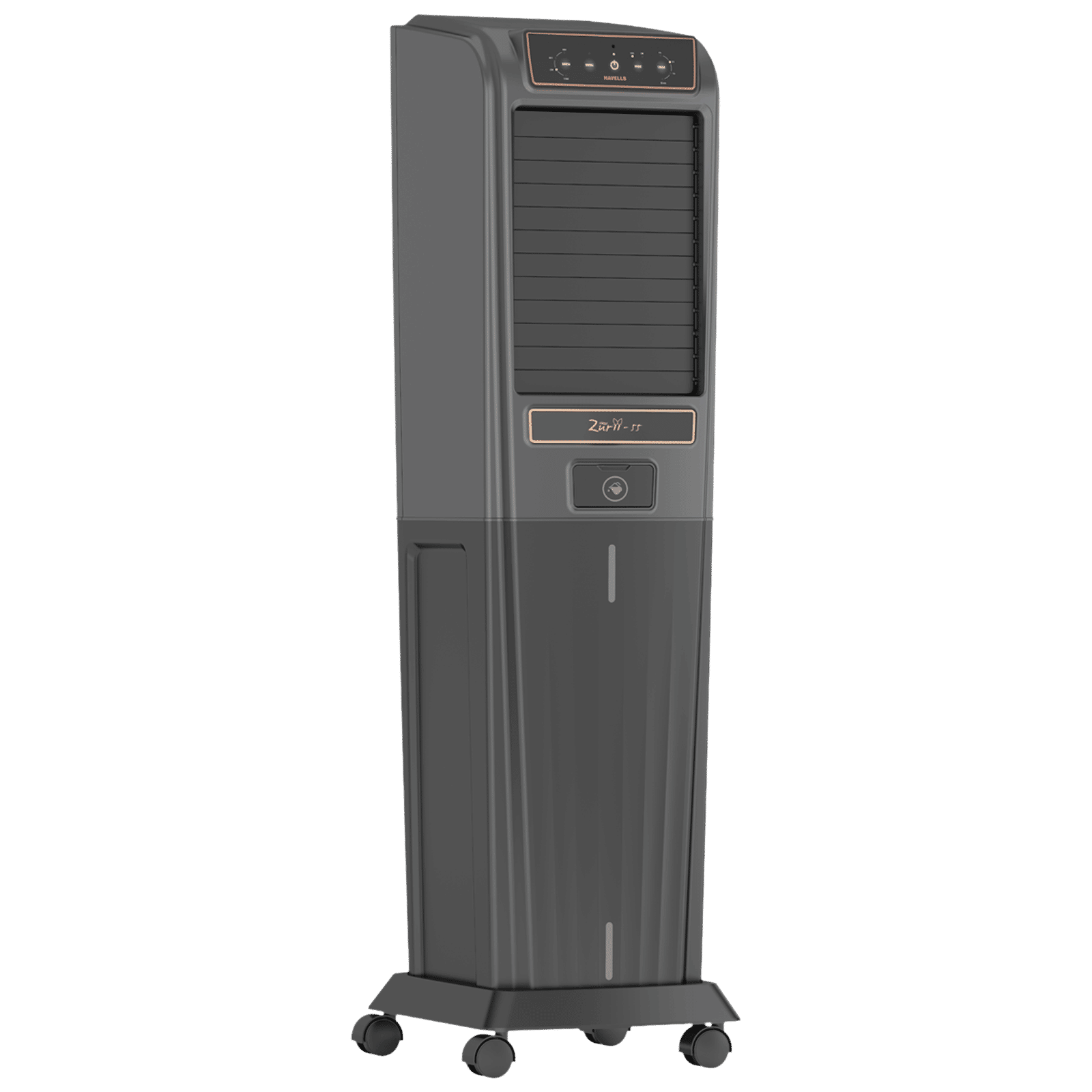 HAVELLS Zurii 55 Litres Tower Air Cooler with Inverter Compatible (Ionizer Air Cleaning Technology, Black & Grey) HAVELLS Zurii 55 Litres Tower Air Cooler with Inverter Compatible (Ionizer Air Cleaning Technology, Black & Grey)_5