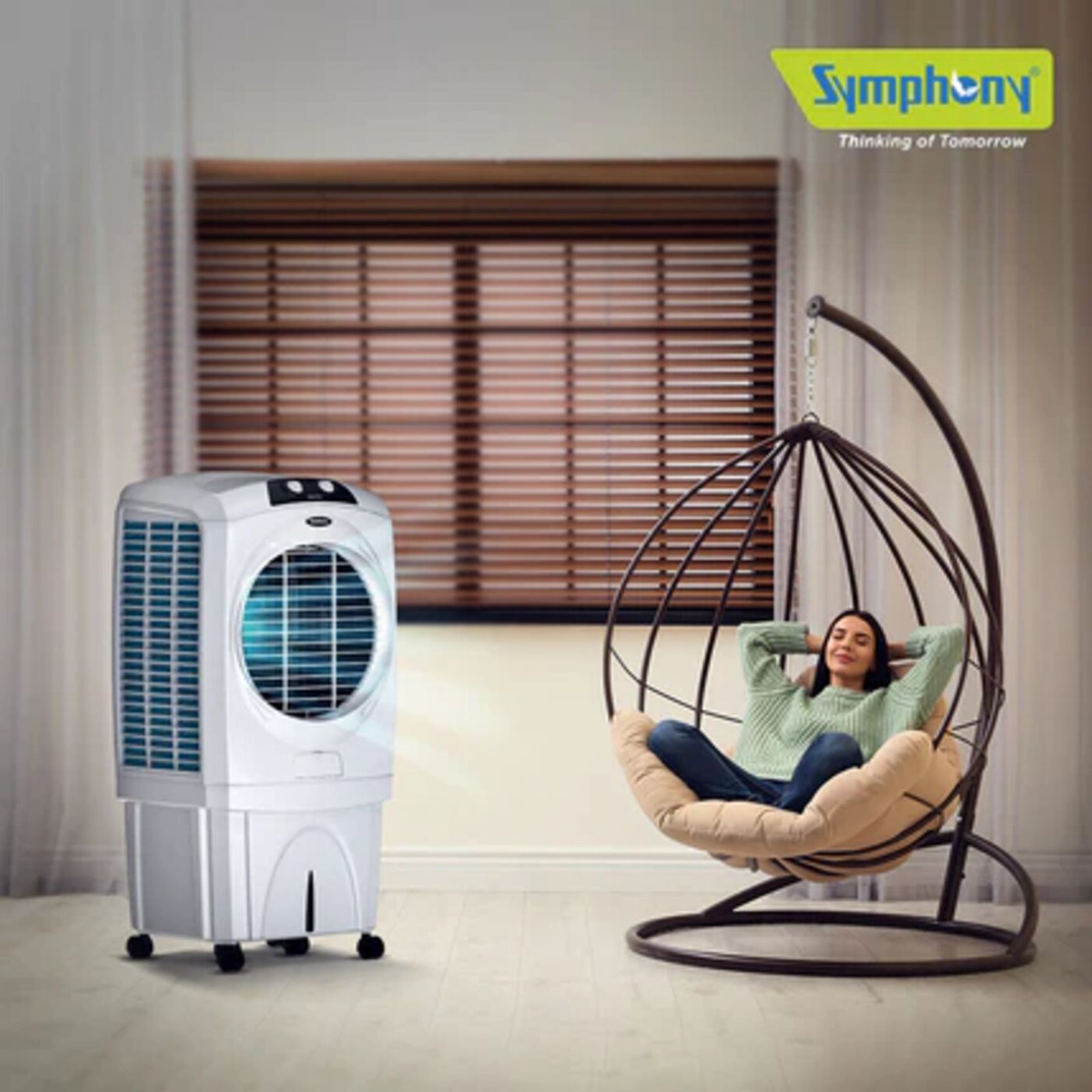 Symphony Siesta 95 XL 95 Litres Desert Air Cooler with i-Pure Technology (Cool Flow Dispenser, White)_8