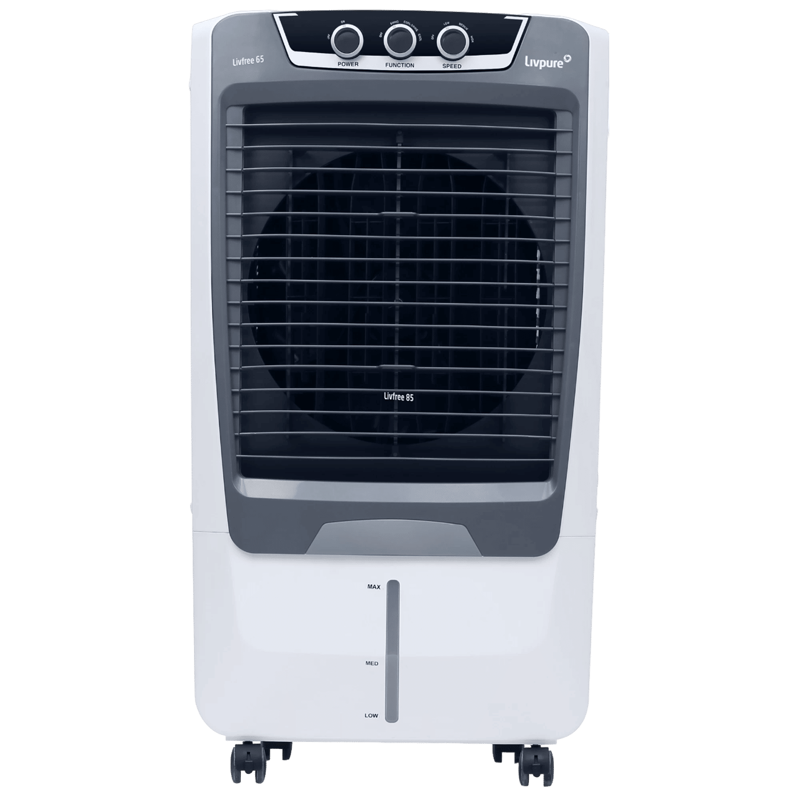 Livpure Livfree 65 Litres Desert Air Cooler with 4 Way Louver Movement (Thermal Overload Protection, White & Grey) Livpure Livfree 65 Litres Desert Air Cooler with 4 Way Louver Movement (Thermal Overload Protection, White & Grey)_1