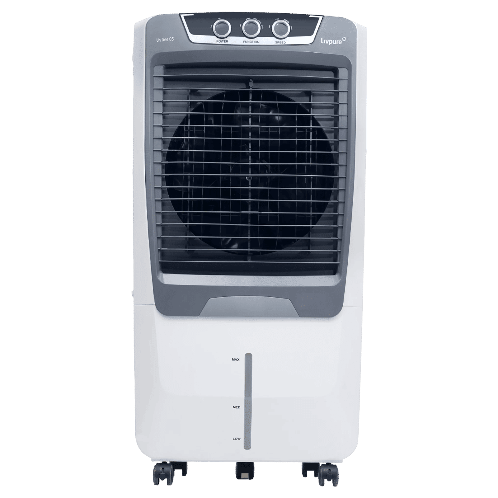 Livpure Livfree 85 Litres Desert Air Cooler with Inverter Compatible (Thermal Overload Protection, White & Grey)_1