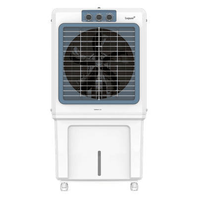 Livpure Ice Blast 115 Litres Desert Air Cooler with Temperature Overload Protection (Inverter Compatible, White & Blue)