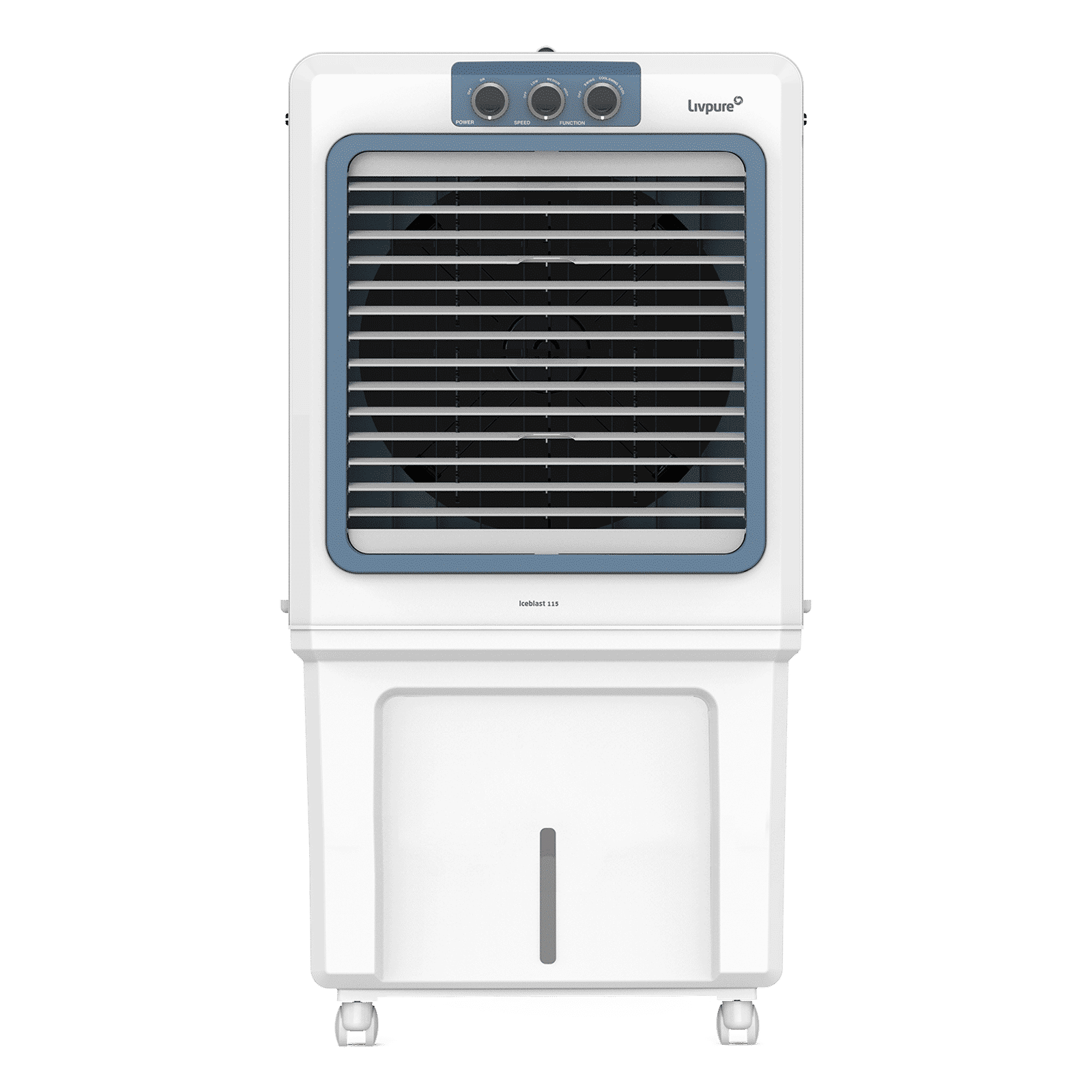 Livpure Ice Blast 115 Litres Desert Air Cooler with Temperature Overload Protection (Inverter Compatible, White & Blue)_6