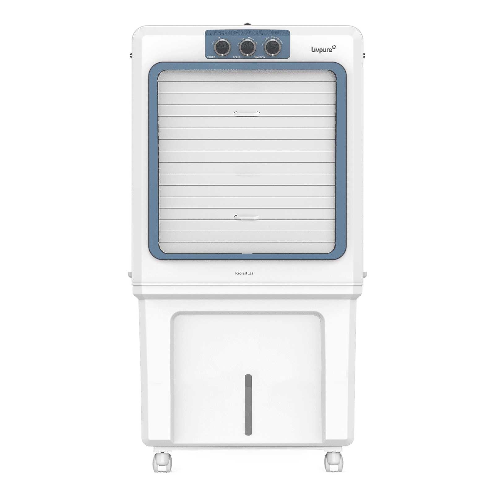 Livpure Ice Blast 115 Litres Desert Air Cooler with Temperature Overload Protection (Inverter Compatible, White & Blue)_7