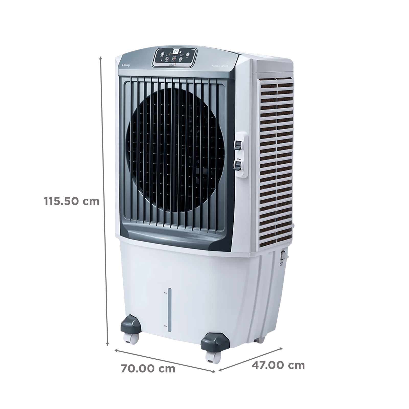 Livpure E-Breezio 75 Litres Desert Air Cooler with Inverter Compatible (Feather Touch, White & Grey) Livpure E-Breezio 75 Litres Desert Air Cooler with Inverter Compatible (Feather Touch, White & Grey)_2