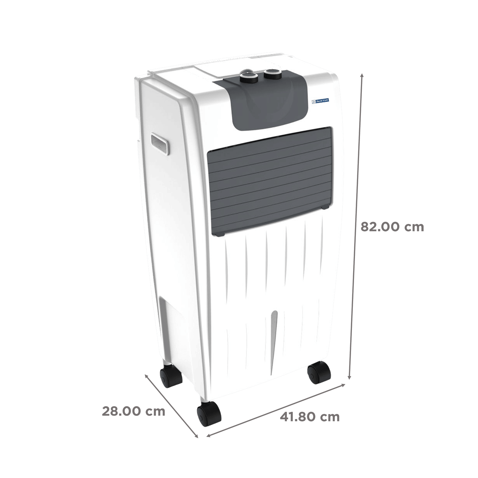 Blue Star ASTRA 20 Litres Personal Air Cooler with Anti-Microbial Property (Cross Drift Technology, White & Dark Grey)_2