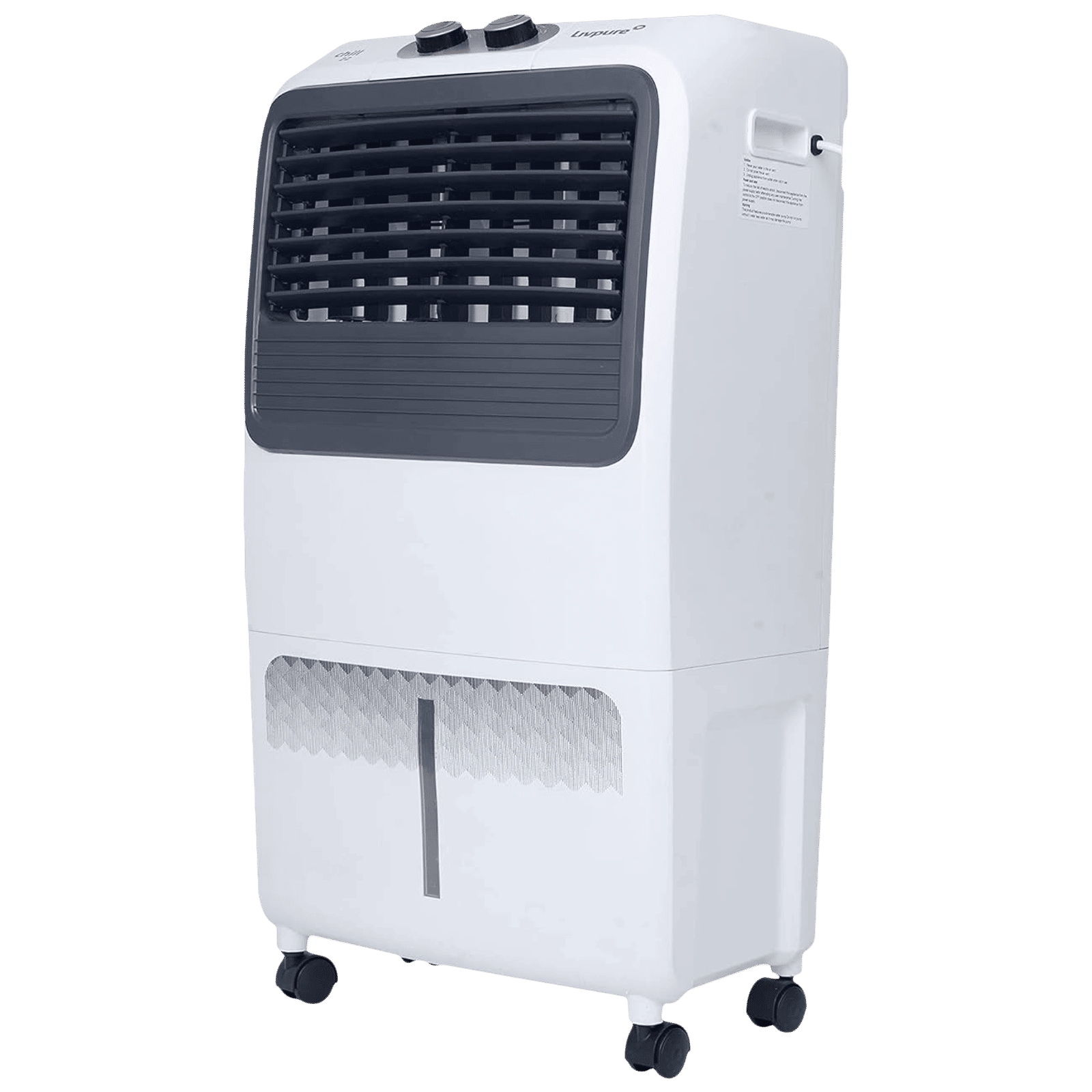 Livpure Chill 22 Litres Personal Air Cooler with Ice Chamber (Thermal Overload Protection, White & Grey) Livpure Chill 22 Litres Personal Air Cooler with Ice Chamber (Thermal Overload Protection, White & Grey)_6