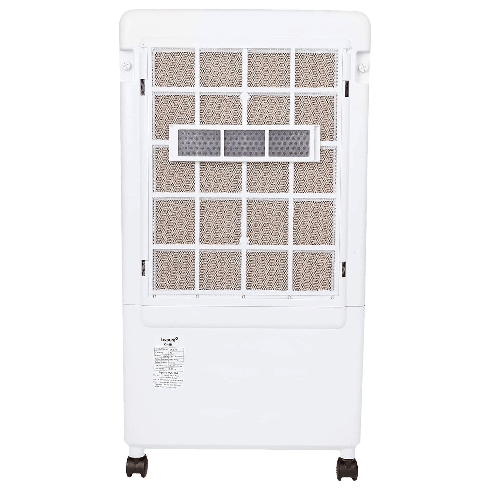 Livpure Chill 22 Litres Personal Air Cooler with Ice Chamber (Thermal Overload Protection, White & Grey) Livpure Chill 22 Litres Personal Air Cooler with Ice Chamber (Thermal Overload Protection, White & Grey)_7